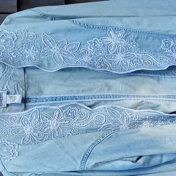 Chico's most gorgeous jean jacket - Picture 2 of 7
